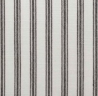 Fabric Sample - Chambray Ticking Black