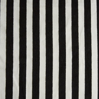 Fabric Sample - Black & White Stripe