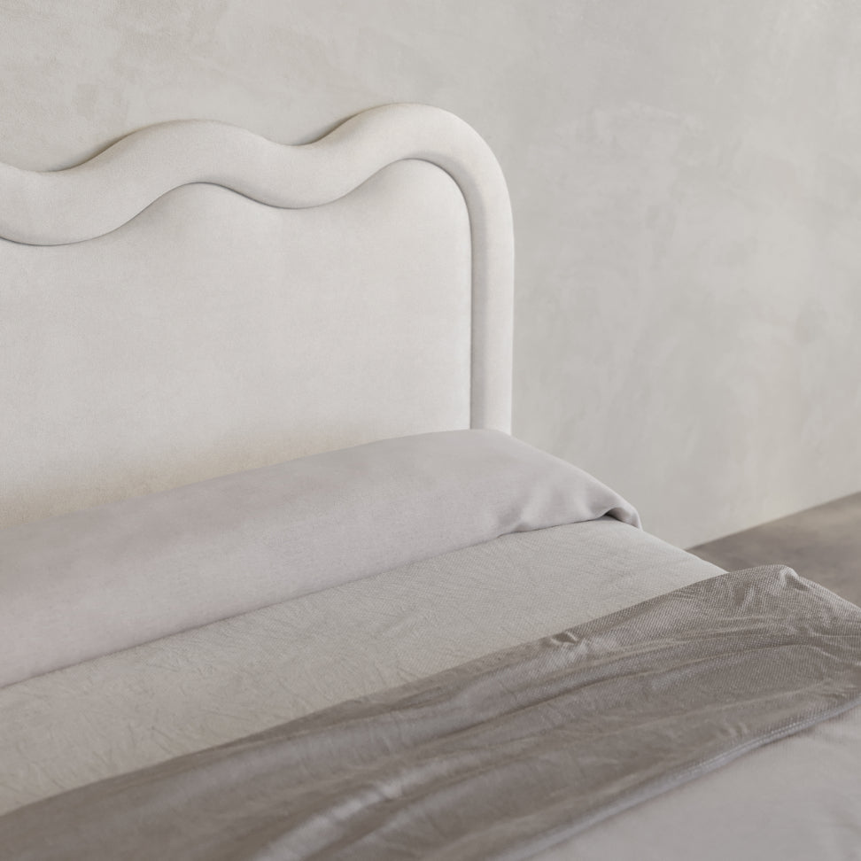 Bondi Bed Frame - Eggshell