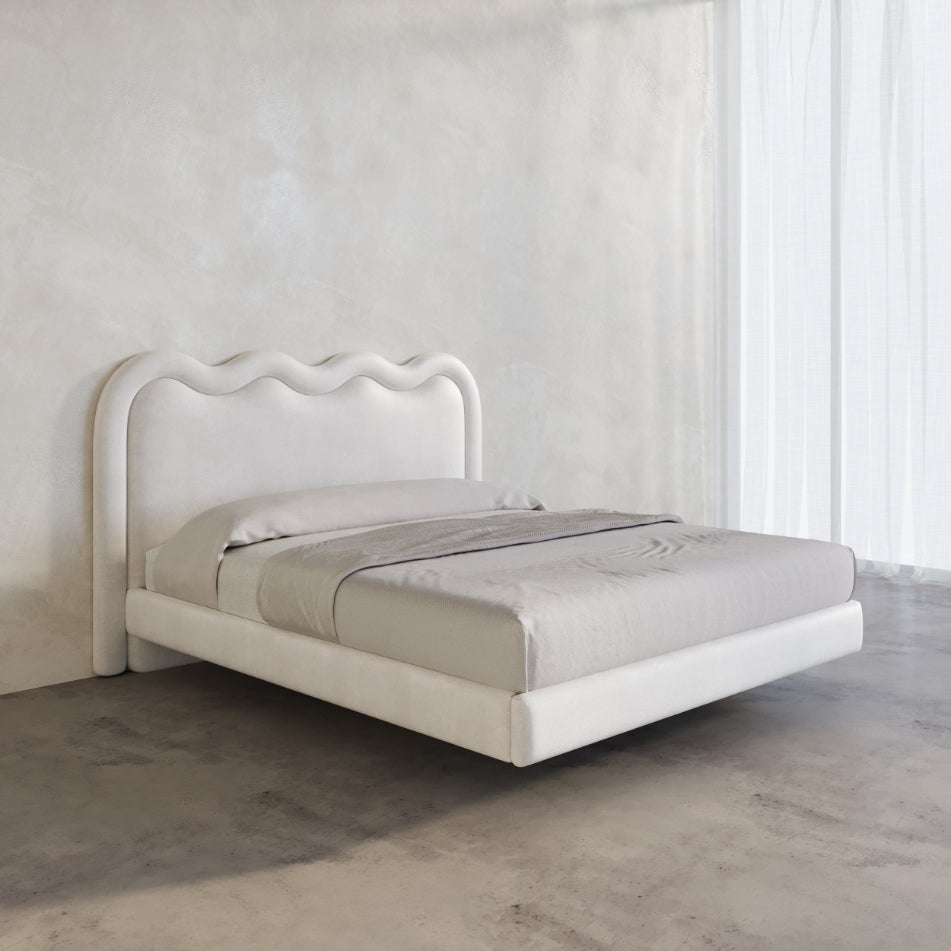 Bondi Bed Frame - Eggshell