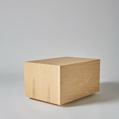 Bedside Table with Drawer in American Oak