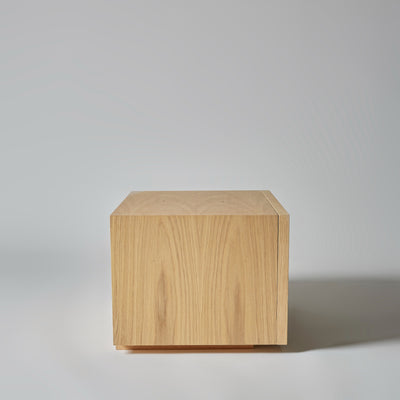 Bedside Table with Drawer in American Oak