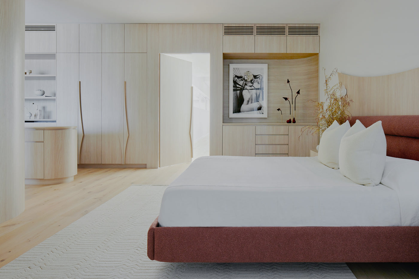 Floating Bed Base | Upholstered by Create Estate