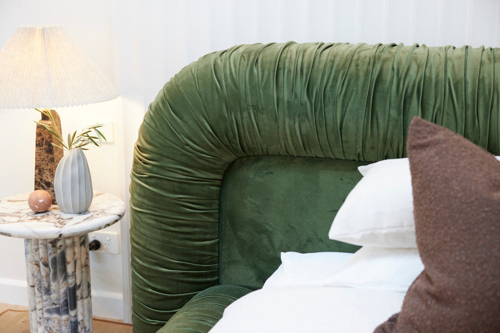Fern Ruched Bed Head