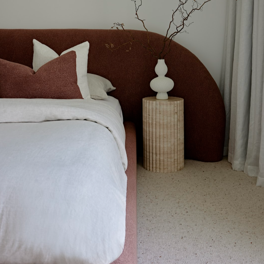 Curved Bed Frame - Sculpt – Create Estate