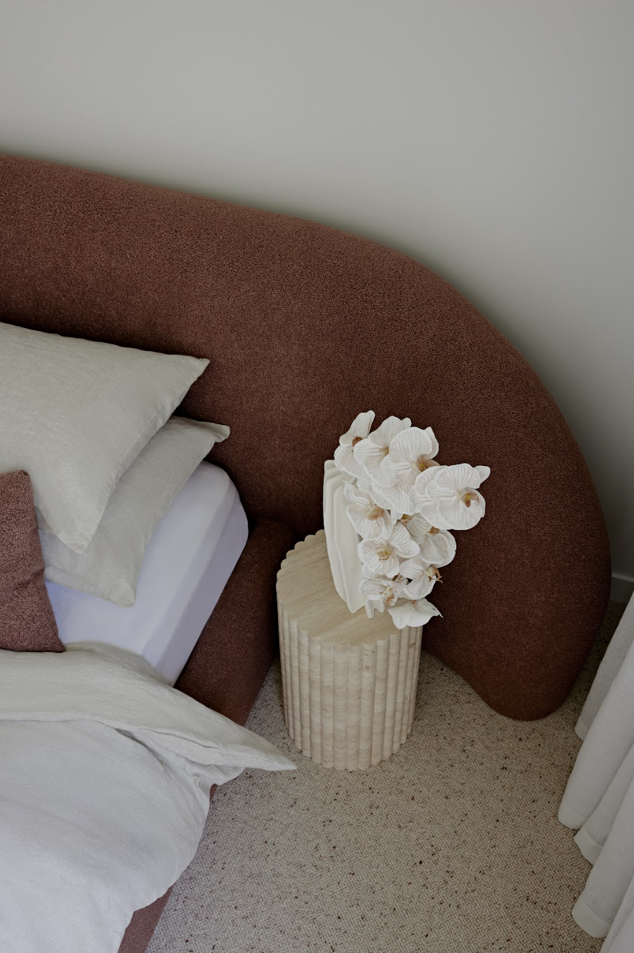 Curved Bed Frame - Sculpt – Create Estate