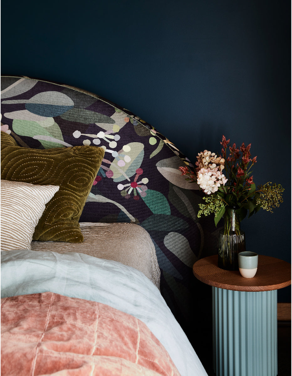 Upholstered Bedhead Round | Limited Edition by Kimmy Hogan - Gathered IV